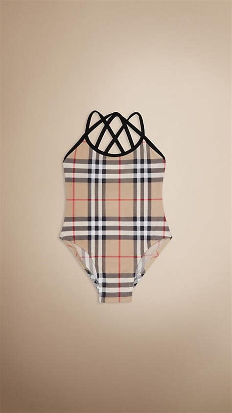 baby burberry bathing suit|Burberry bikini baby.